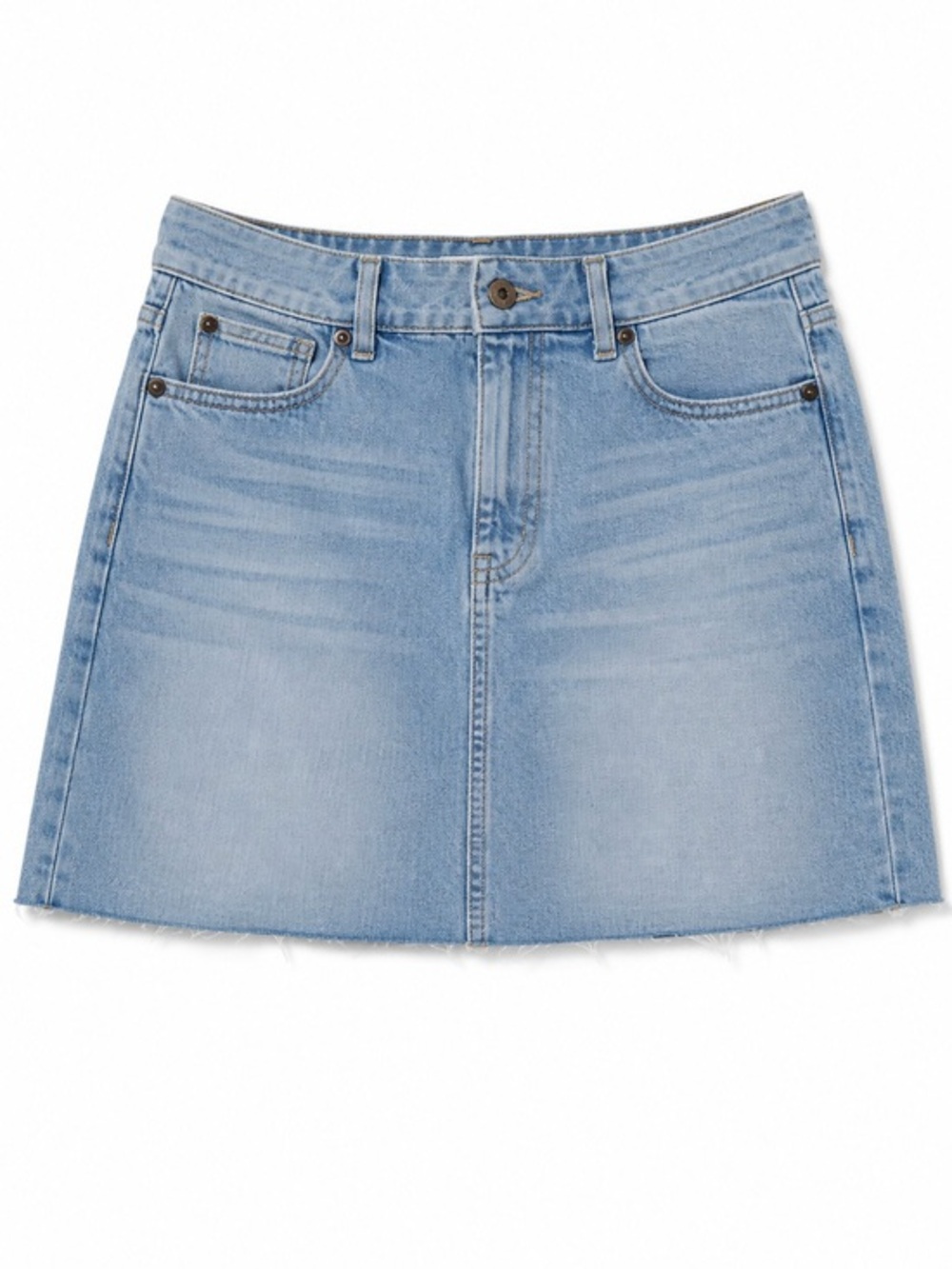 American Eagle Outfitters Light Blue Denim Mini Skirt